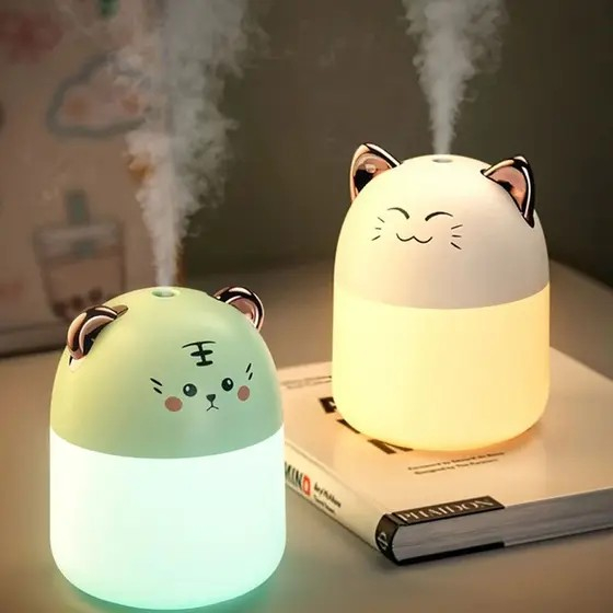 Umidificador Aromatizador de Ar Gatinho Ursinho &#
