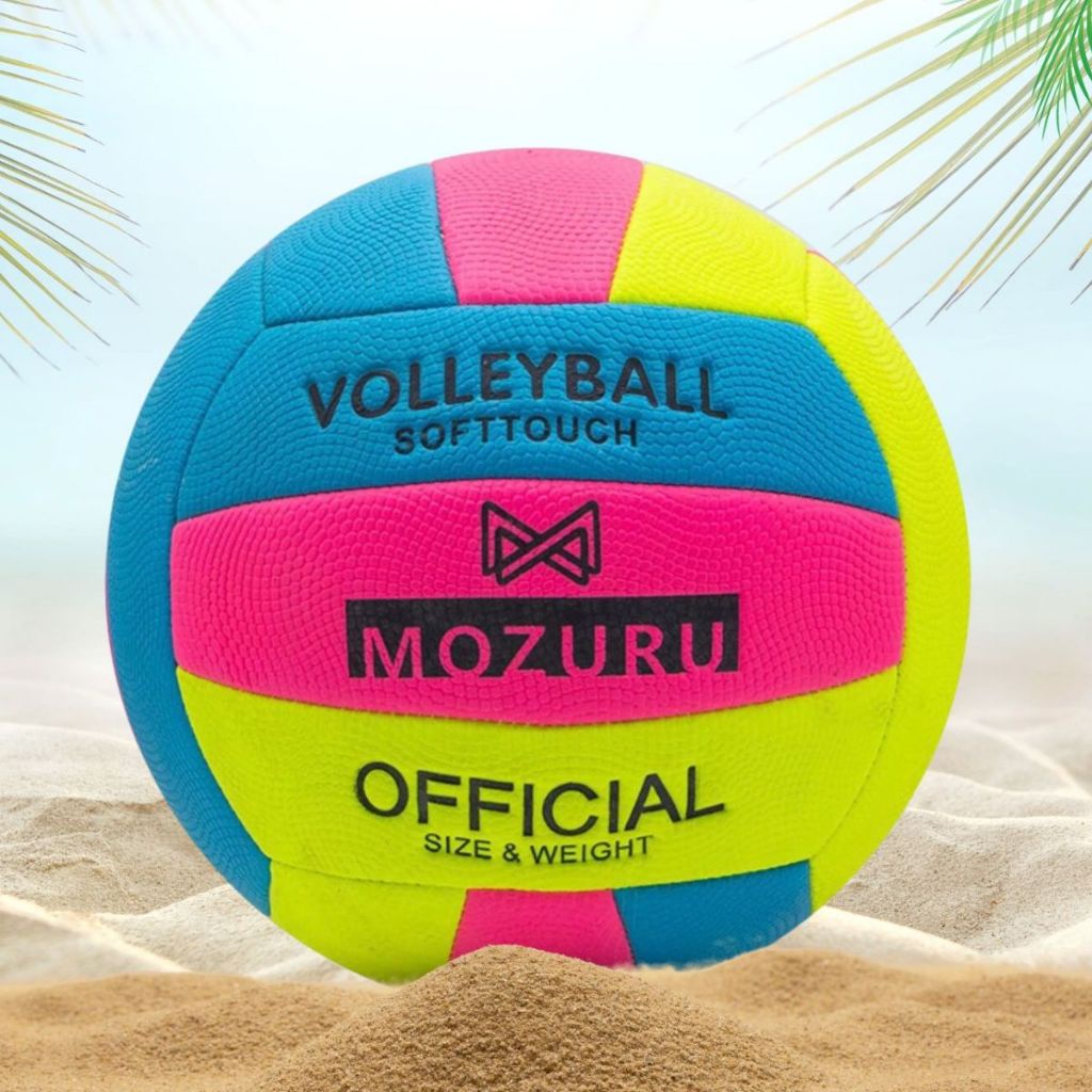 Bola Volei Soft Touch Extra Macia Quadra Praia Treino Cores Neon – Voleibol