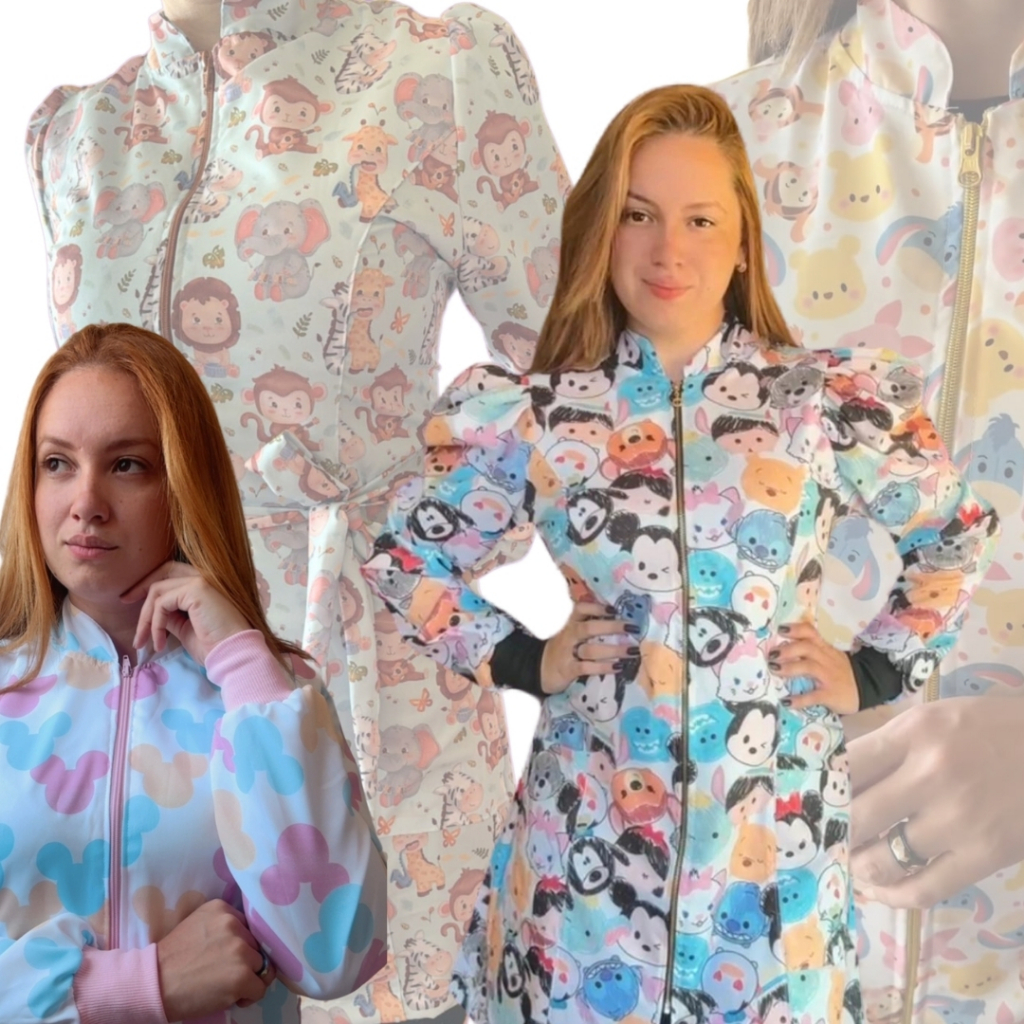 Jaleco Estampado Temático