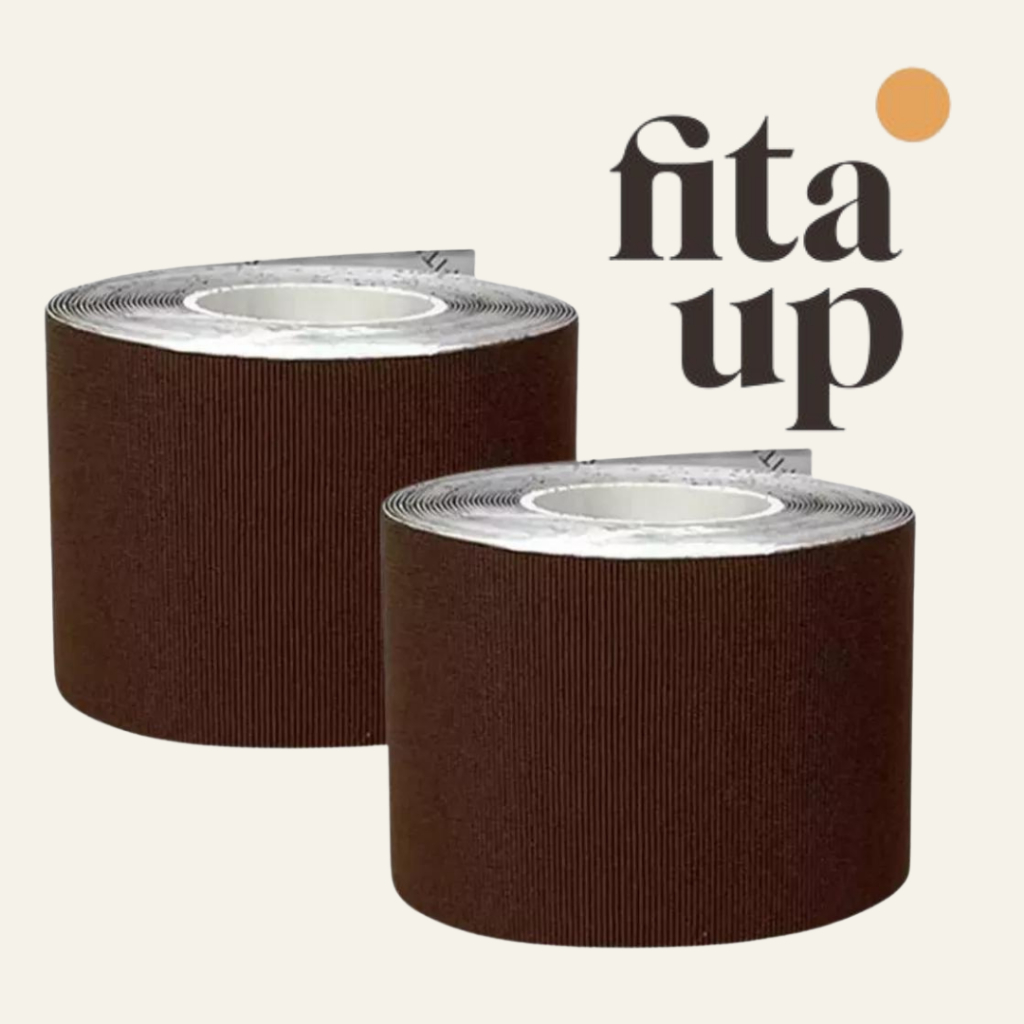 Kit 2x Fita para Seios Adesiva Sutiã Rolo Adesivo par Sustentação Invisível para Decotes