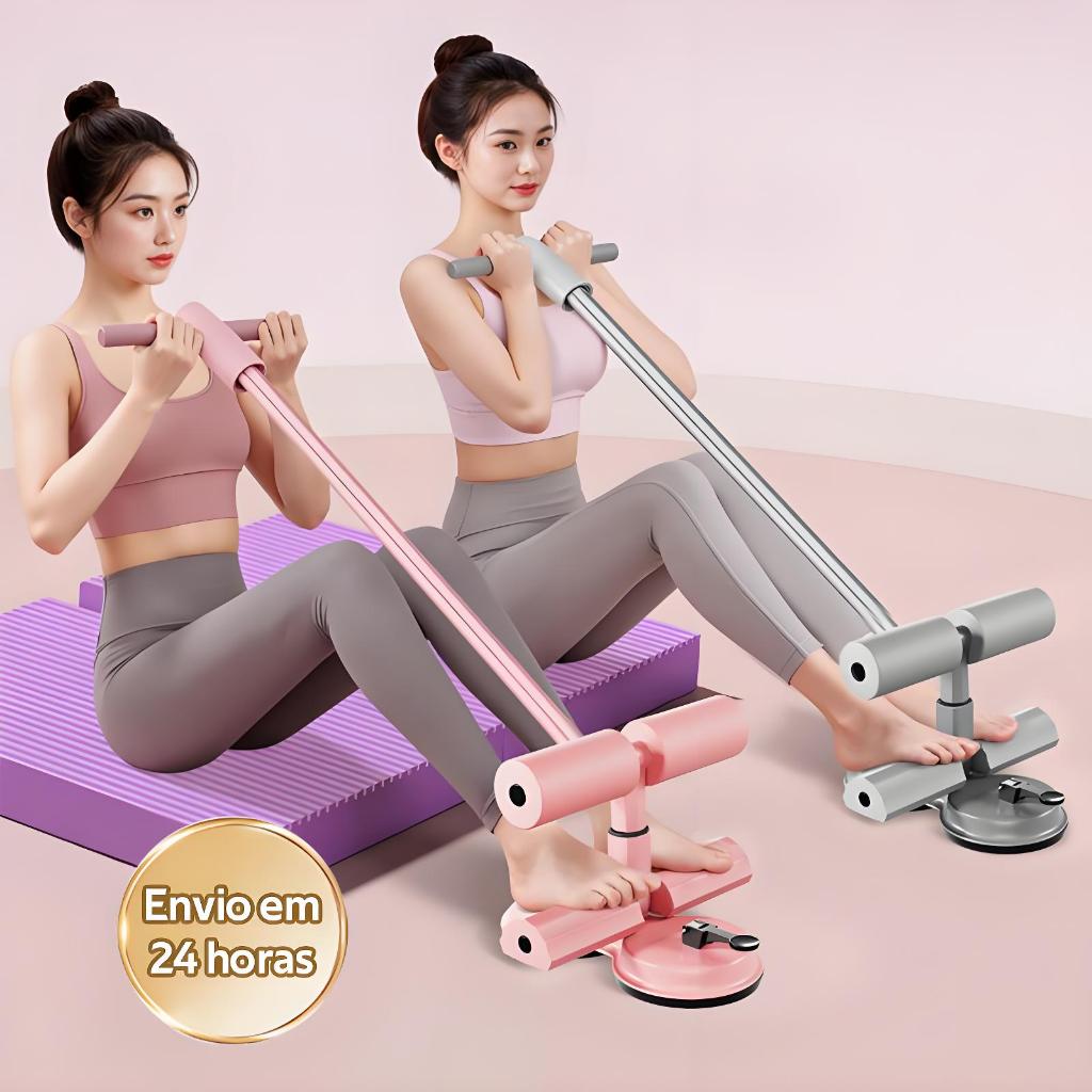Suporte para Abdominal com Ventosa – Equipamento Fitness Unissex | Fixação Prática -V2