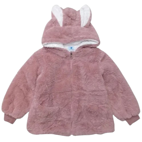 Casaco teddy infantil orelhas meninas