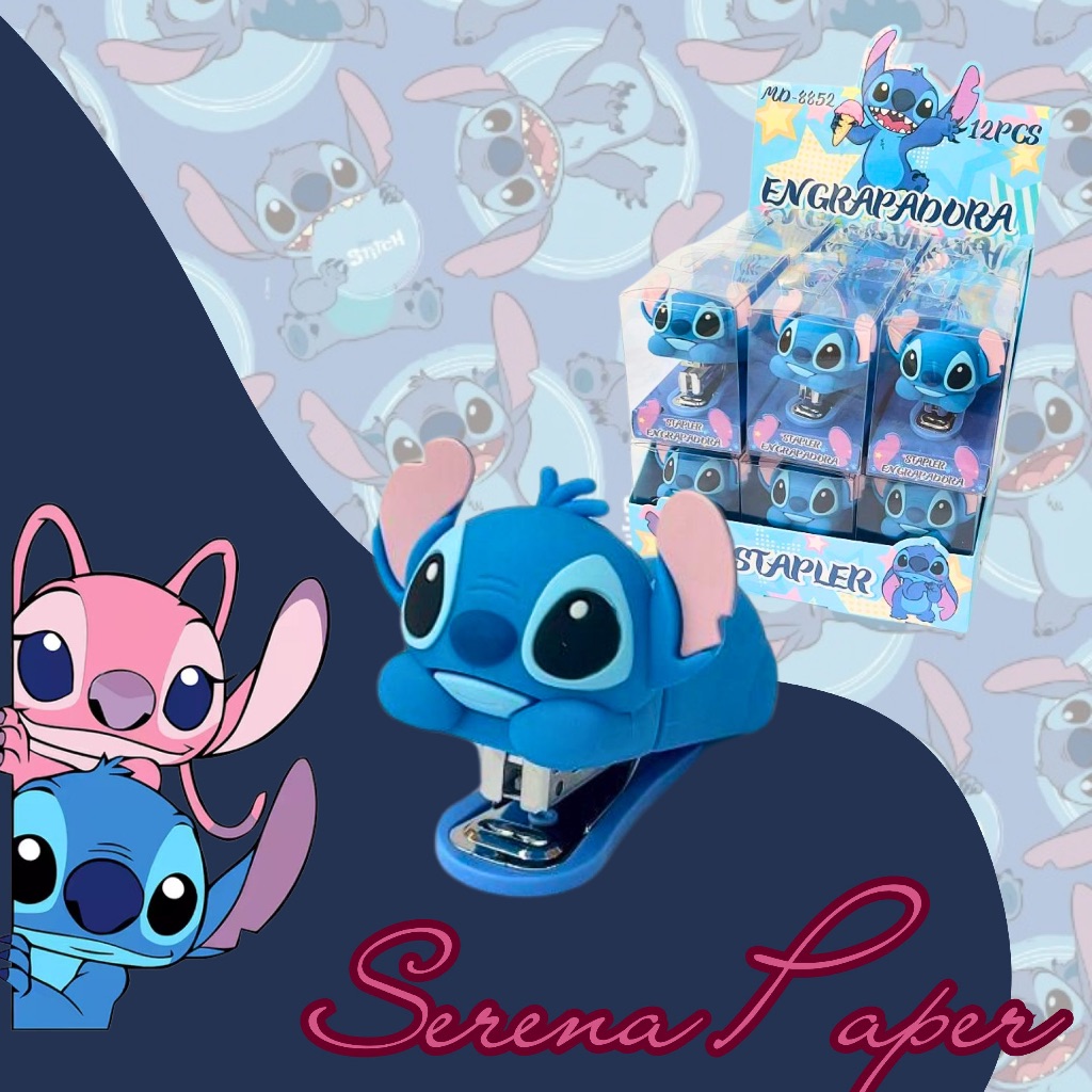 MINI GRAMPEADOR STITCH / PAPELARIA FOFA KAWAII / MATERIAL ESCOLAR