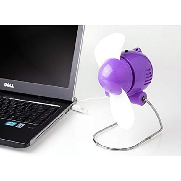 Mini Ventilador de Mesa Portátil Silencioso USB R
