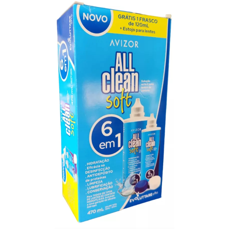 Solução De Limpeza Para Lentes ALL CLEAN SOFT 35
