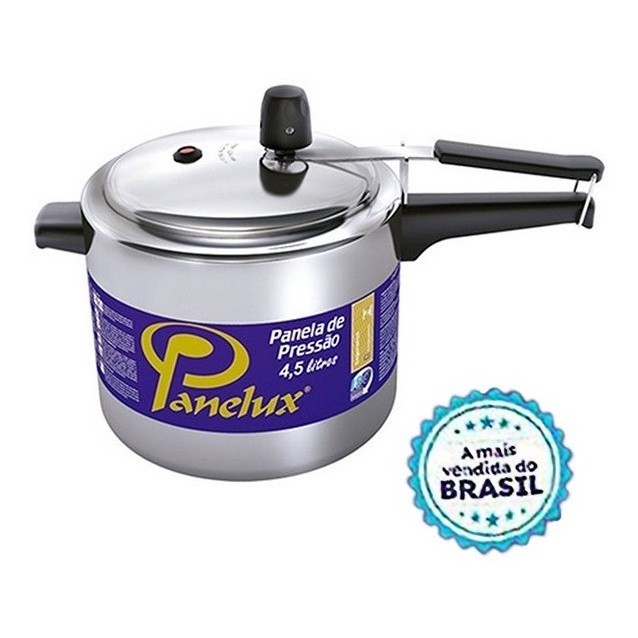 Panela de Pressão Panelux Alumínio Polido –