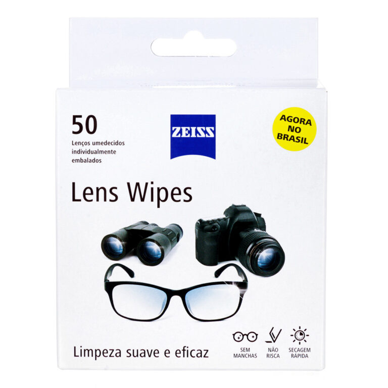 Lens Wipes Zeiss Com 50 Lenços Umedecidos- Nova E