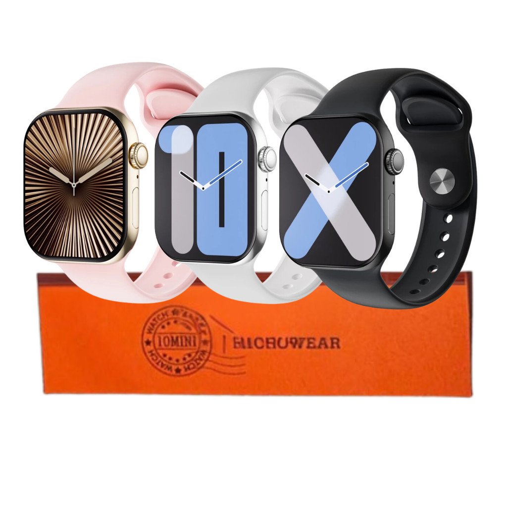 Relógio Smartwatch W10 Mini Tela AMOLED Microwear 41mm CHAT GPT Série 10 Lançamento 2025