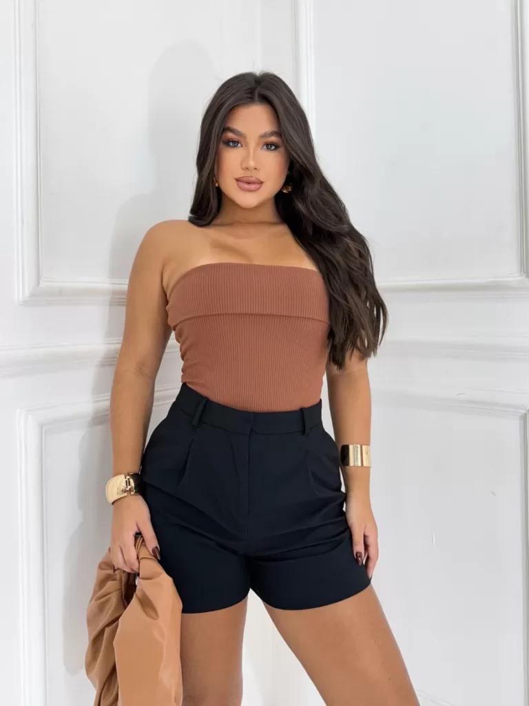 Body Tomara Que Caia Blusa Tubinho Comprido  Top T