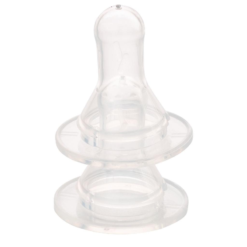 Bico De Silicone Para Mamadeira Baby Plasutil – 2 Peças