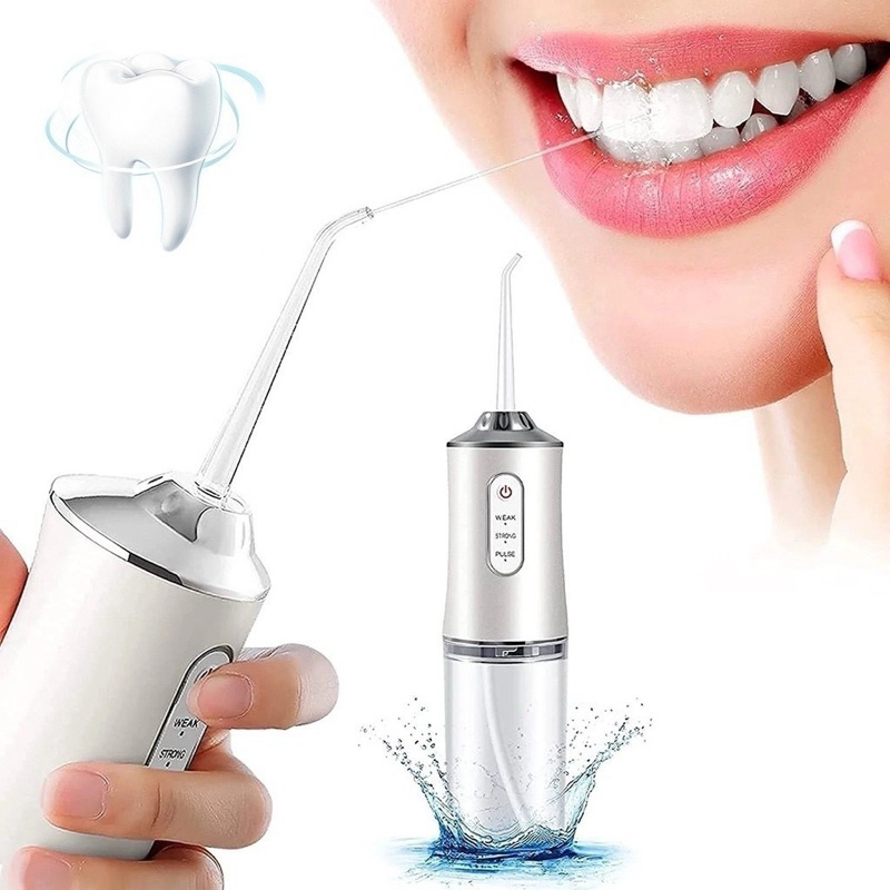 Irrigador Bucal Elétrico sem fio Limpeza Profunda 320Ml 3 potencias.