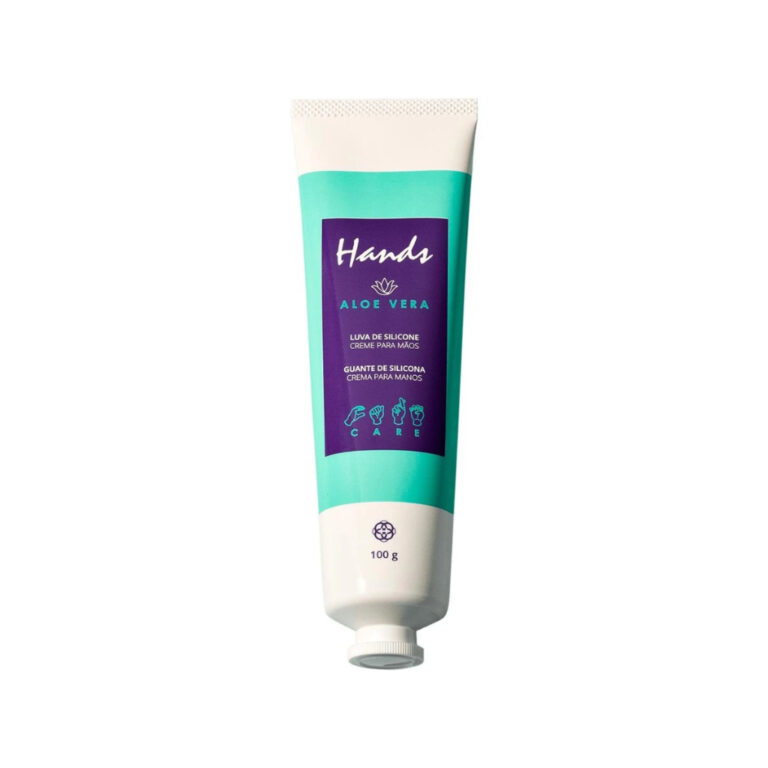 Luva De Silicone Aloe Vera Creme Para As Mãos Han