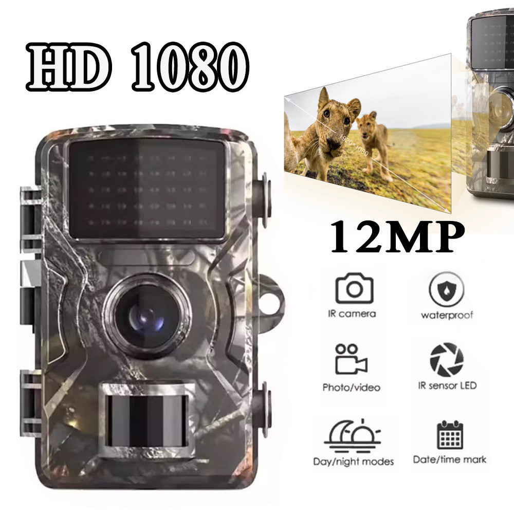 1080P Câmera De Trilha Com Visão Noturna Para Caça 16MP Pode Gravar Vídeos E Tirar Fotos