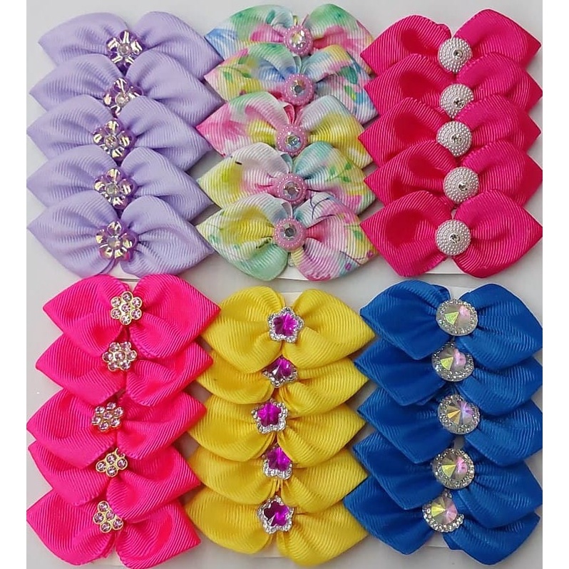 Laços Pet Mini Pétala 20 unidades