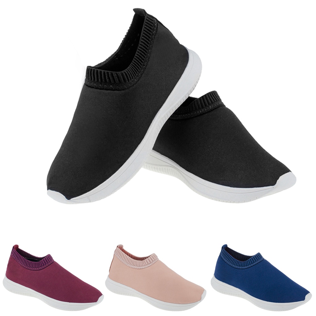 Tênis meia calce fácil confortável RE034