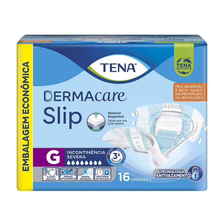 KIT 2 FRALDAS GERIÁTRICA TENA SLIP DERMACARE G &#