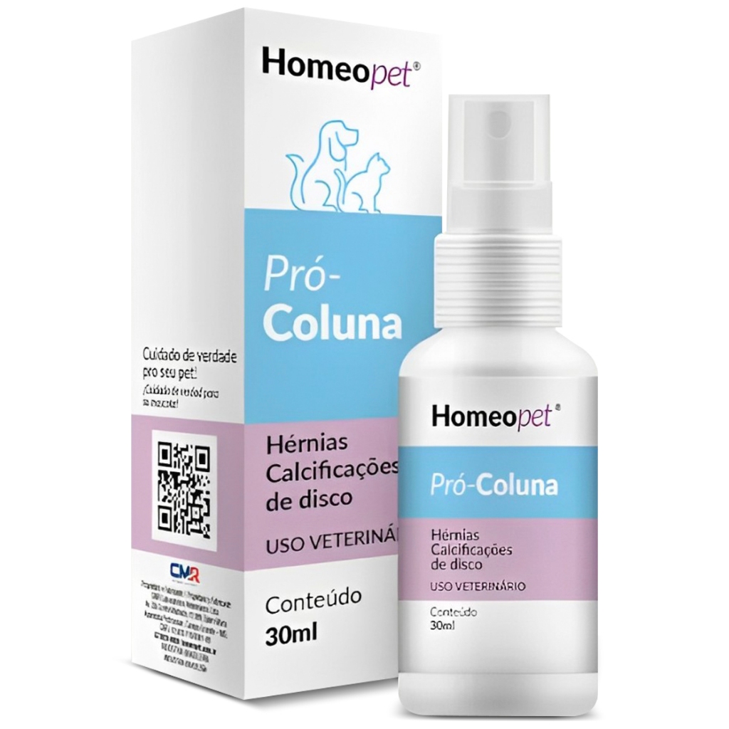 Pro-coluna Homeopatia 30ml P/ Cães E Gatos