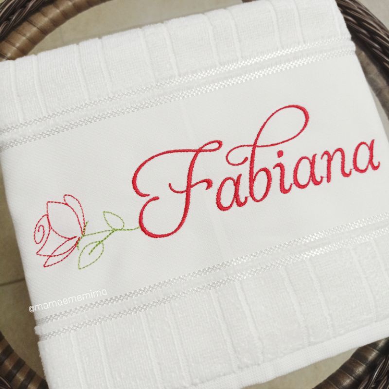 4 toalhas personalizadas – exclusivo