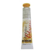 Tinta óleo Acrilex prata iridescente 386 20ml