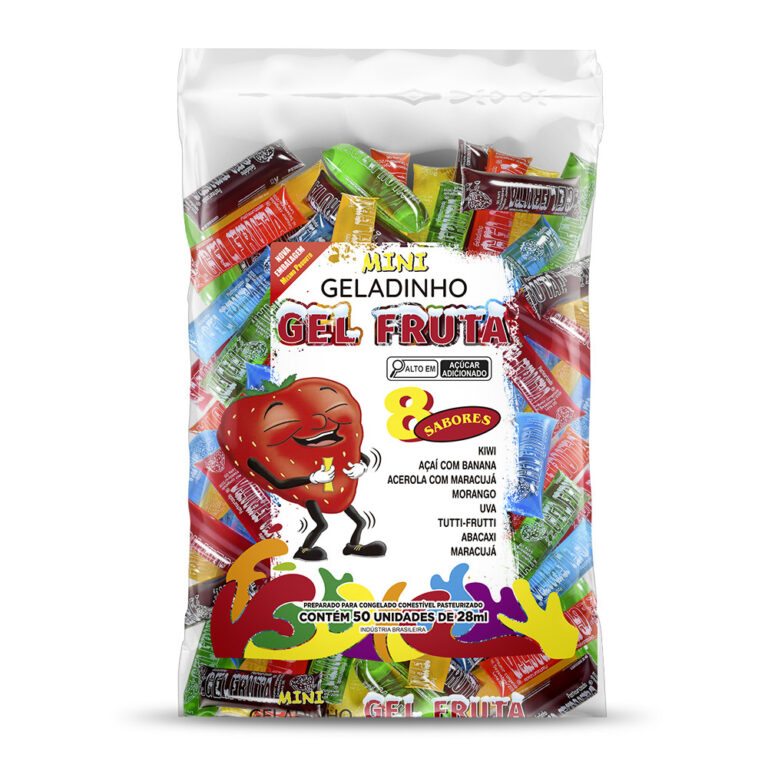 MINI GELADINHO GEL FRUTA C/50 UN