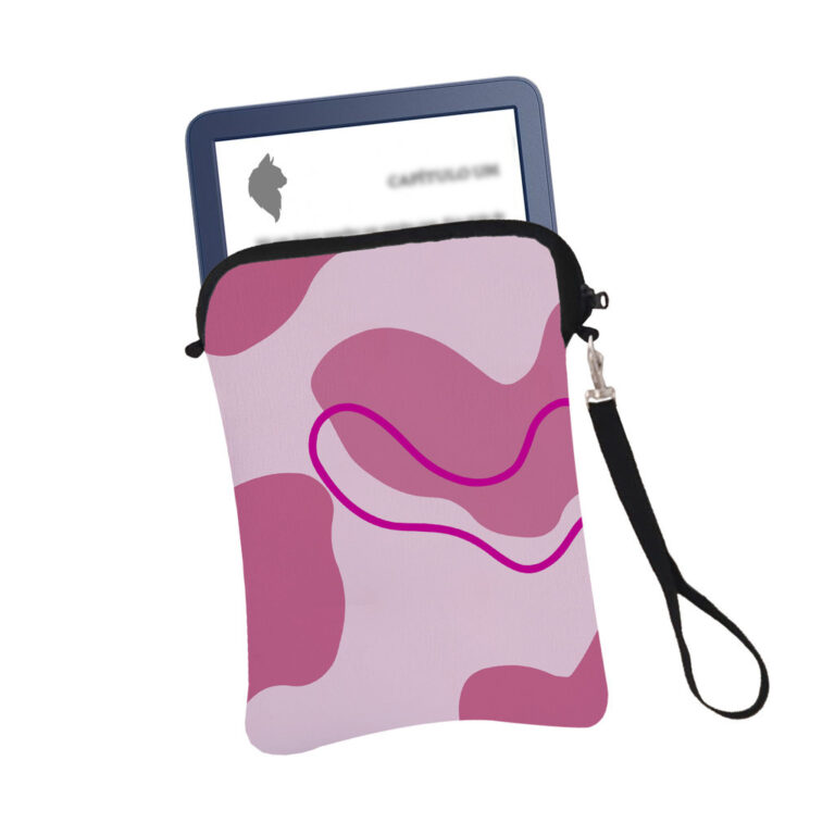 Case Capa para Kindle Vaca Leiteira Rosa Curvas