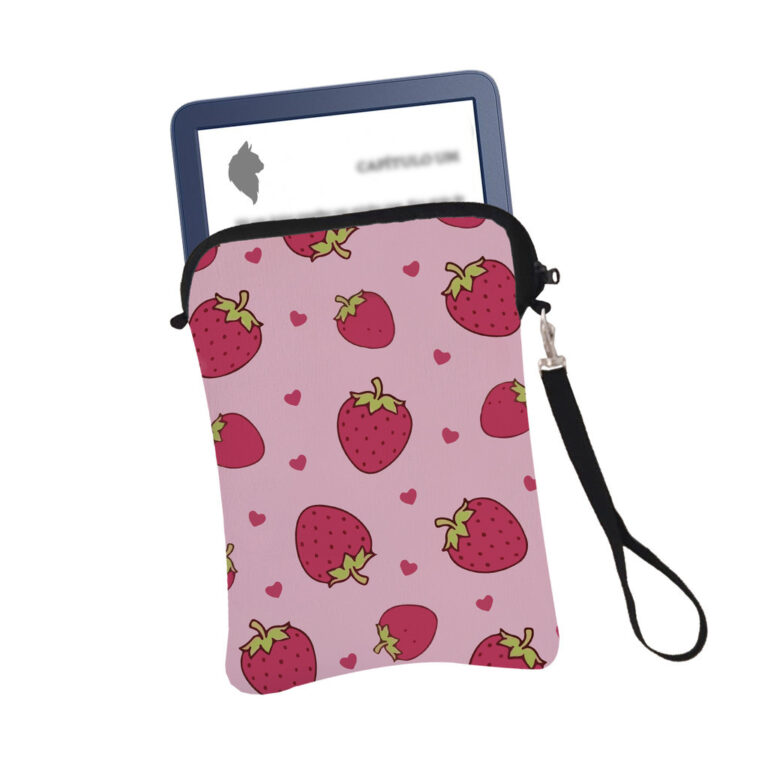 Case Capa para Kindle Morangos Coração Fruta