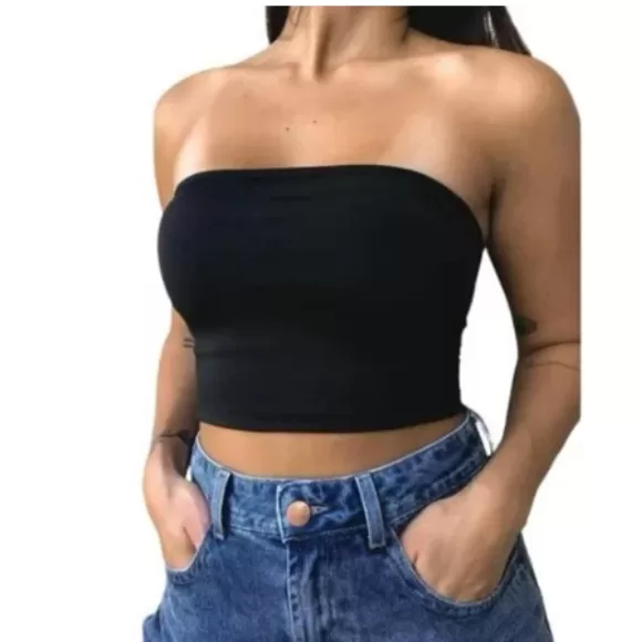 Blusa Tomara que Caia CROPPED TOP FAIXA BLUSINHA  