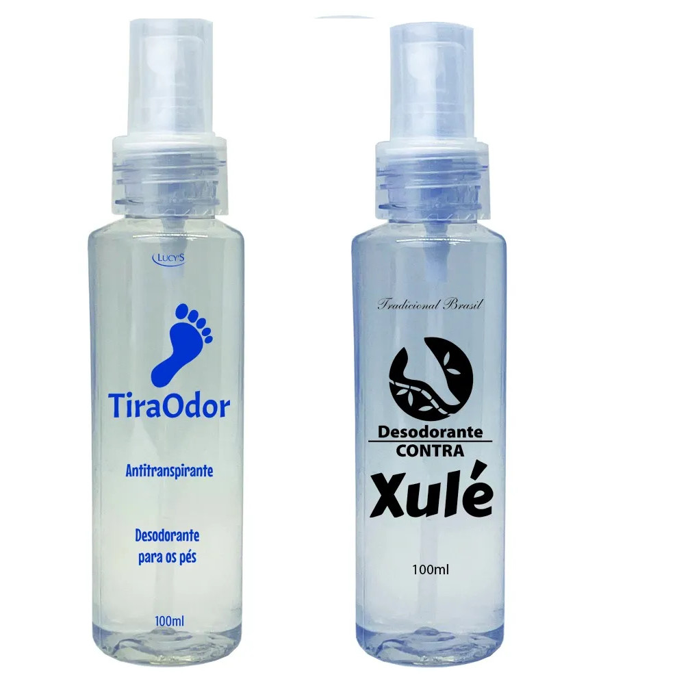 Kit Desodorante Para os Pés – Deixa os Pés Saudáveis e Cheirosos – 100ML Cada – Lucys