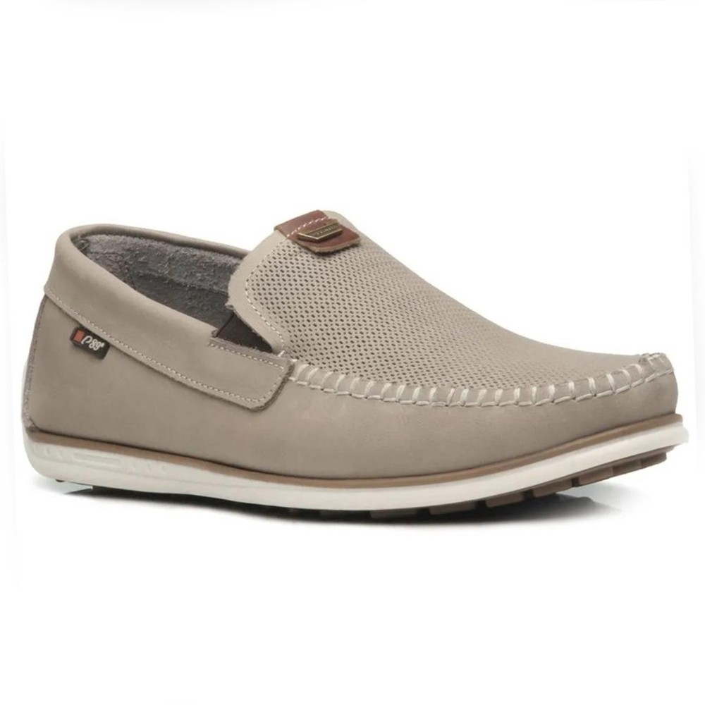 Mocassim Couro Pegada 142002 Masculino – Areia