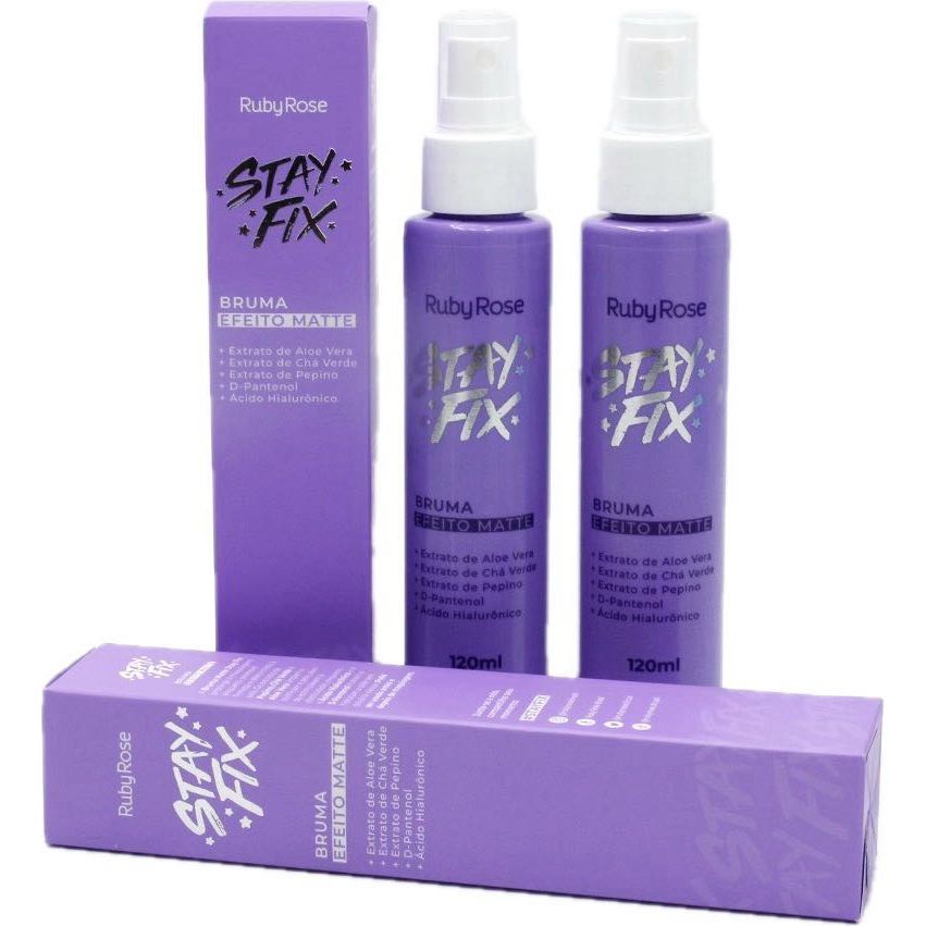 BRUMA FIXADORA MATTE STAY FIX HB340 RUBY ROSE 120ML
