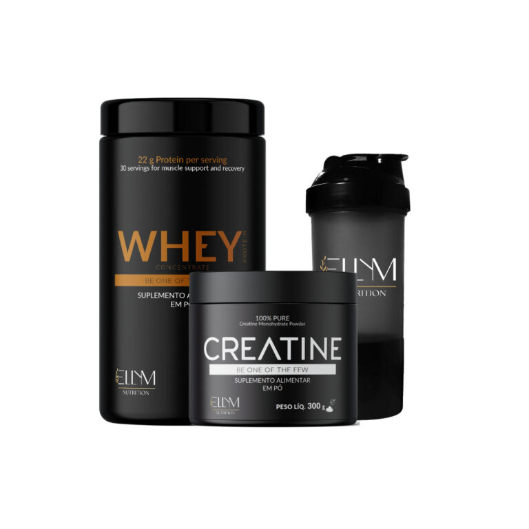 Kit Suplemento Ellym Nutrition Whey Protein 900g +