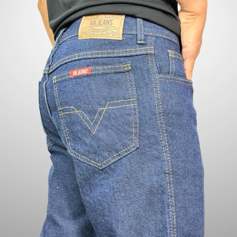 Calça Masculina Jeans Tradicional 100% Algodão Trabalho Dia a Dia