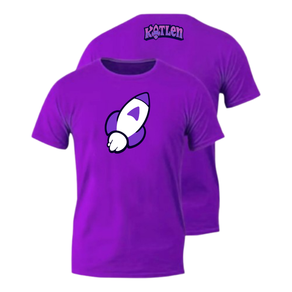 Camiseta Ketlen Roxa Irmã Emilly Vick Infantil Evoluçao Dos Novos Elementos Foguete