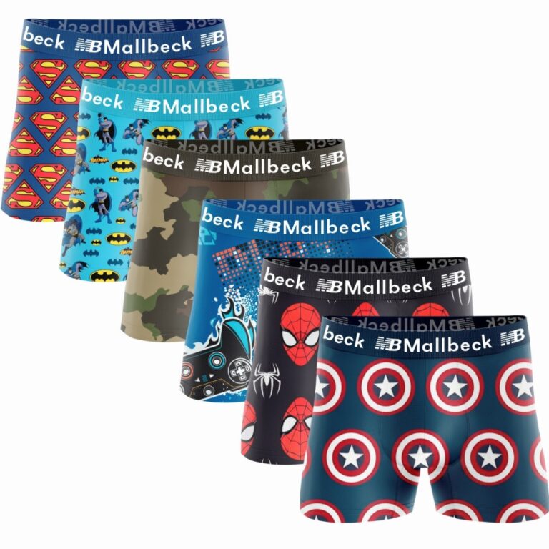 Kit Econômico com 10 Cuecas Boxer Algodão Infant