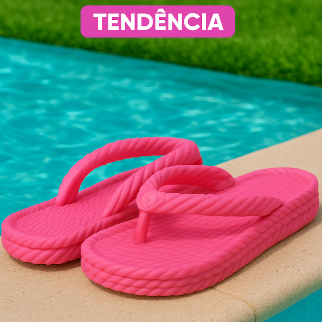 Sandália Feminina Macia Plataforma Alta Trançada