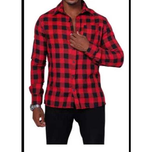 CAMISA XADREZ VERMELHA