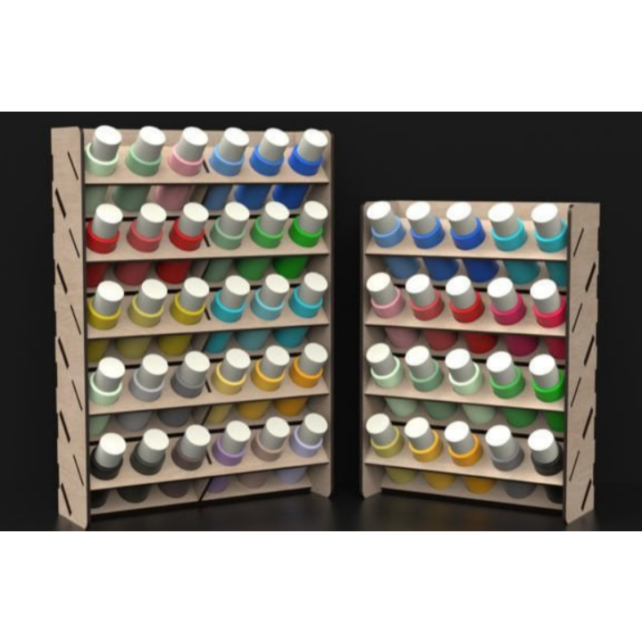 Organizador Vertical para Tintas, Tubos e Potes