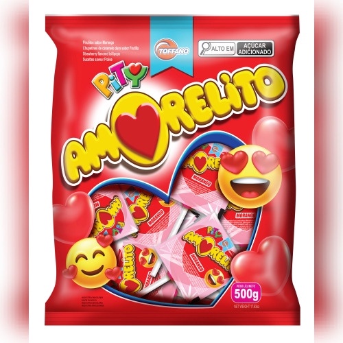 Pirulito Pity Amorelito 500g – Toffano
