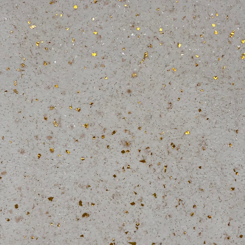 Kit Papel De Parede Líquido Premium Dourado + Espátula