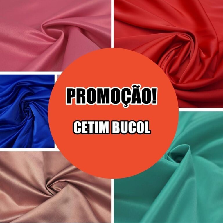 (PROMOÇÃO) Tecido Cetim Bucol (1m x 1,50m)