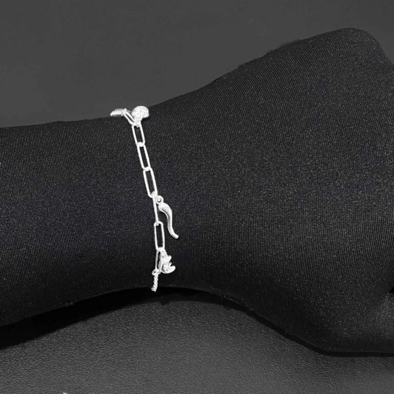 Pulseira 19cm Elo Português 3,5mmm Com Pimenta Lu