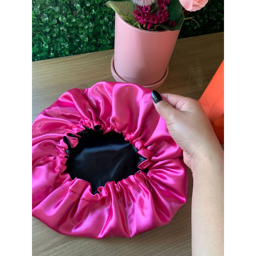 Touca de Cetim Toca de Cetim Seda touca para cabelo toca para cabelos cacheados