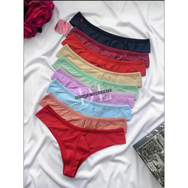 Kit 5 Calcinhas Fio Duplo Roupas Íntimas