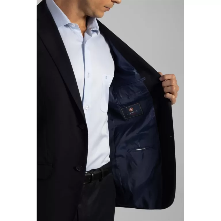 Terno Liso PV – Azul Marinho