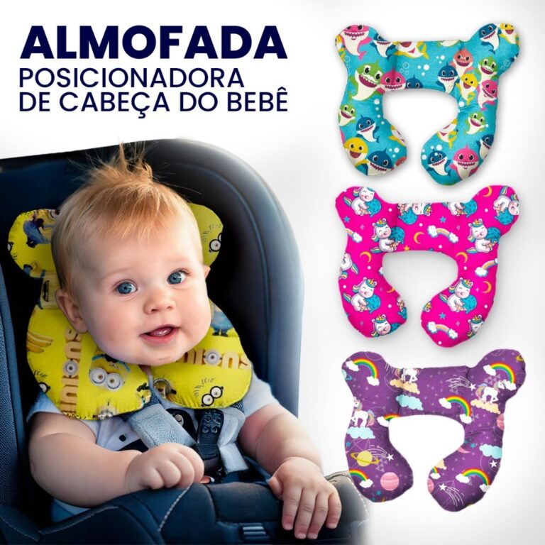 Almofada Para Pescoço Com Apoio Cabeça Bebe Cade