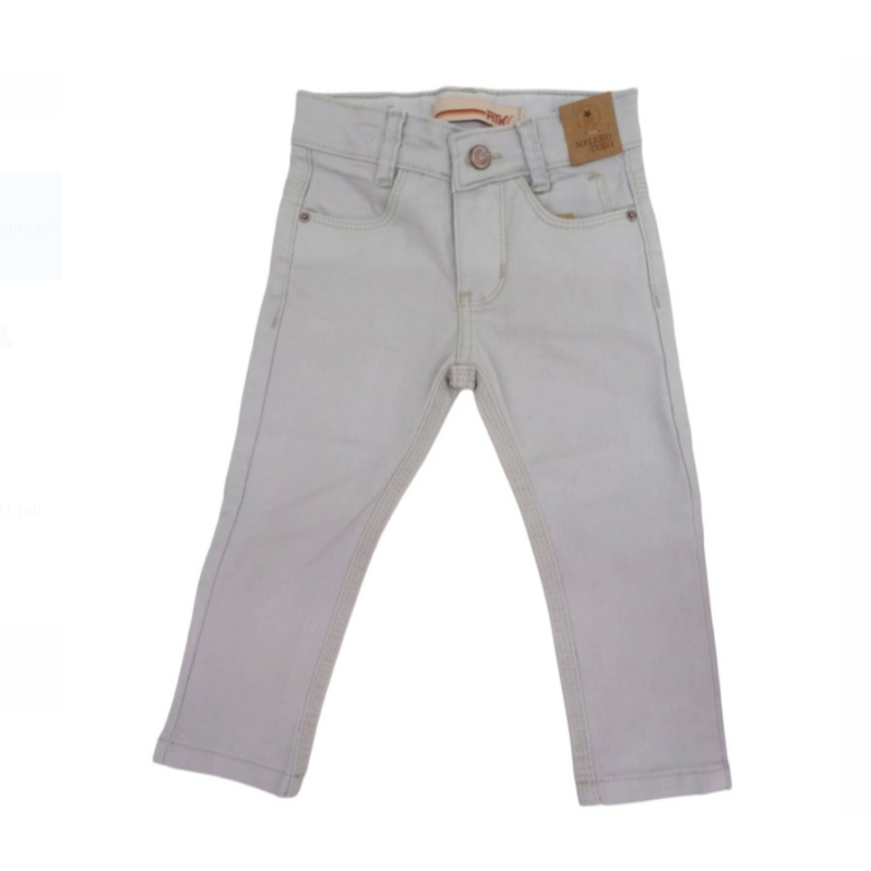 Calça infantil Sarja menino Melekoteko tamanho 1 ao 3 5235