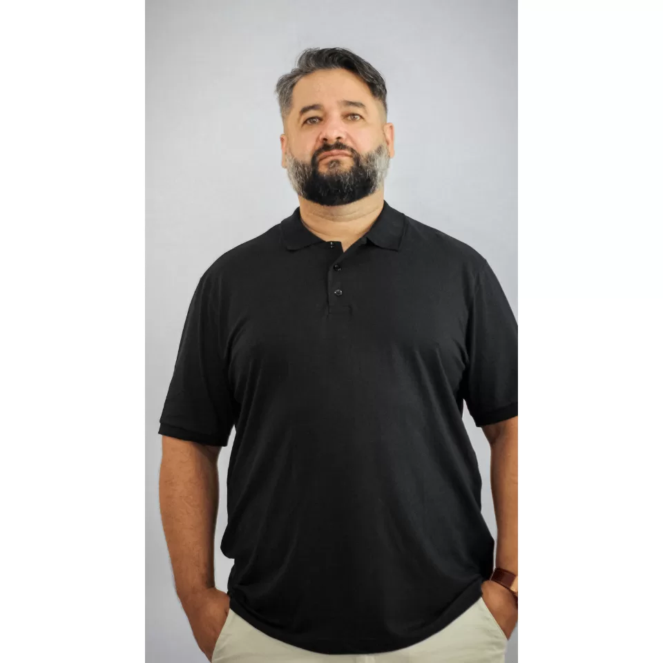 Camisa Masculina Gola Polo Plus Size