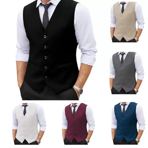 Colete Social Masculino Plus Size Regulagem Qualid