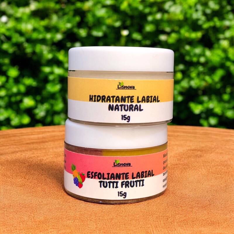 Kit Spa Labial Vegano 5 itens – Esfoliante, Balm e Máscaras Labiais