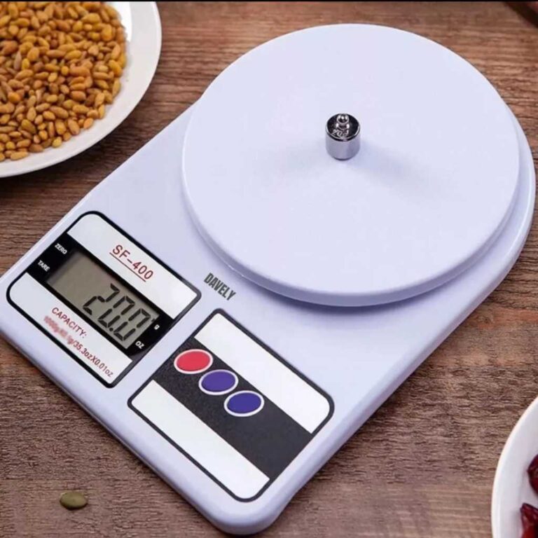 Balança Digital De Alimentos Cozinha Cor Branco d